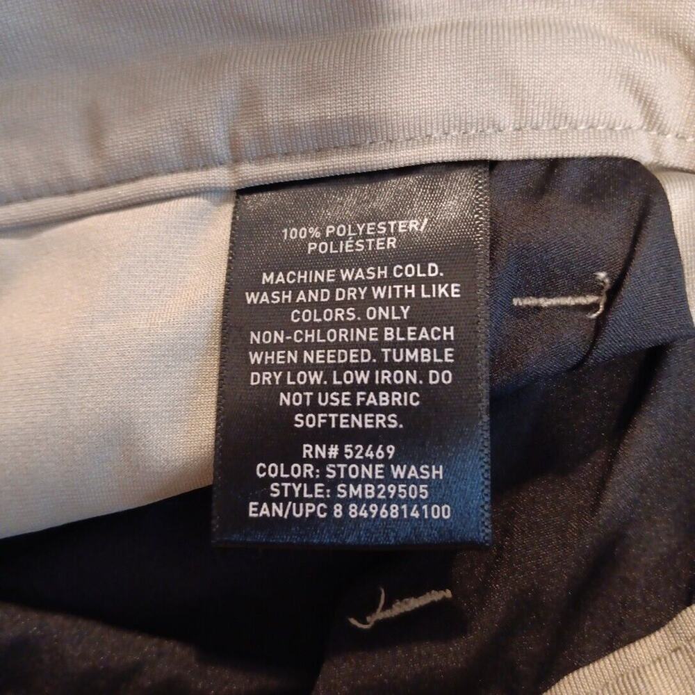 Swisstech Men's Khaki Stretch Comfort 5 Pocket 1 Zip Flat Front Shorts Size 42 - Picture 8 of 8